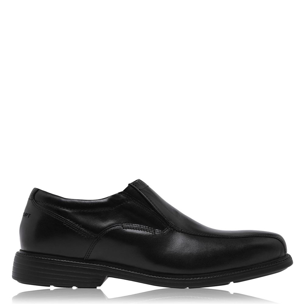 Rockport Road Slip On - Mens Dress Shoes - Black - NZ (ZRV-243679)